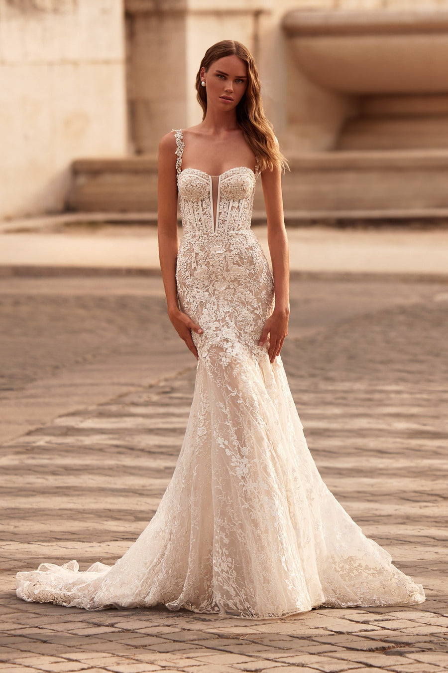 Sherri Hill style 71140 in ivory/nude