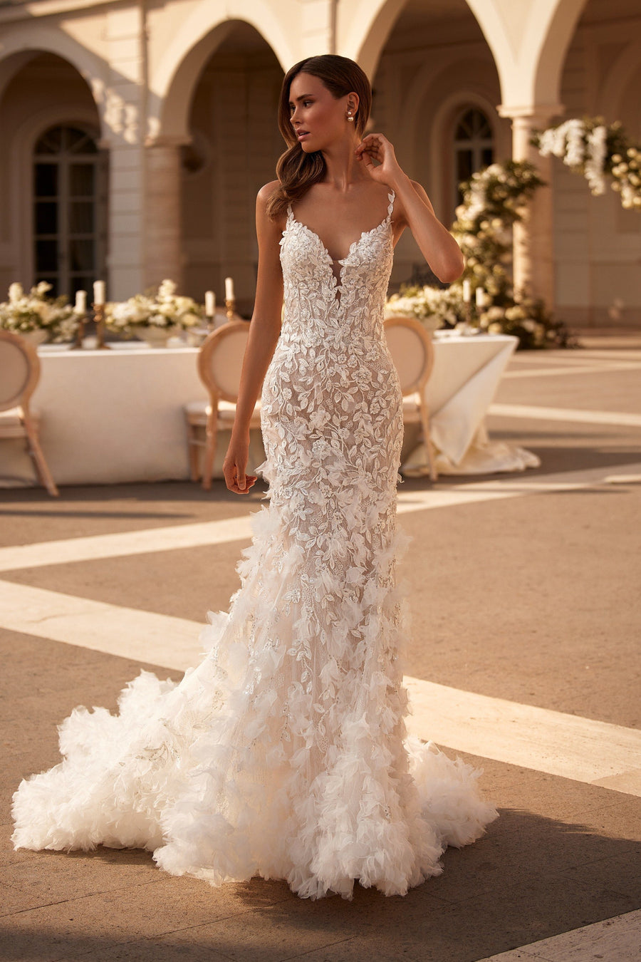 Sherri Hill style 81095 in ivory/ivory