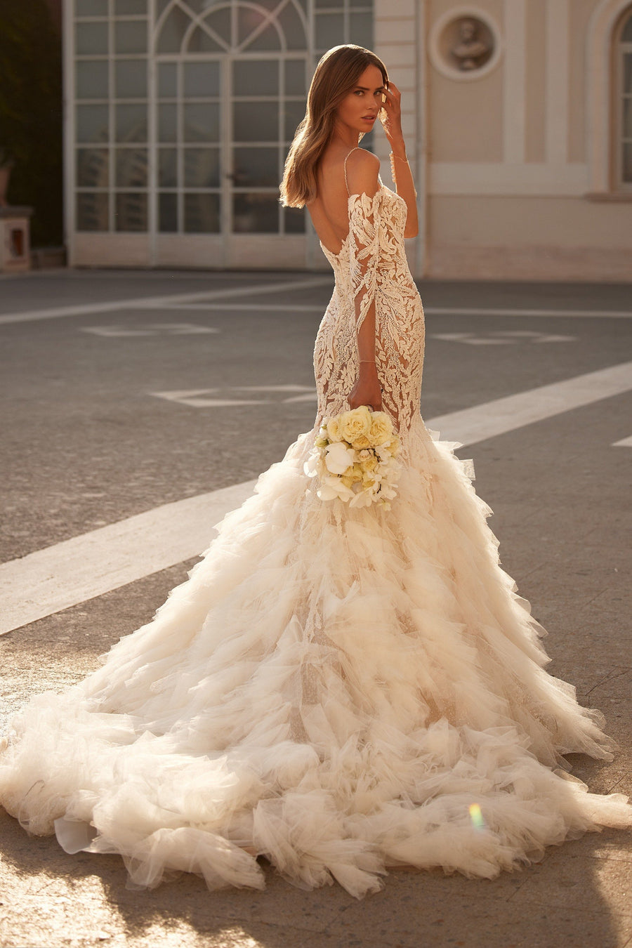 Sherri Hill style 81107 in ivory/ivory
