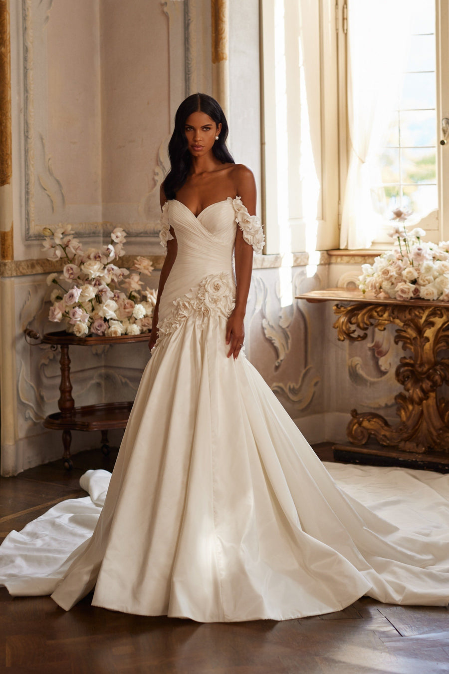Sherri Hill style 81131 in ivory