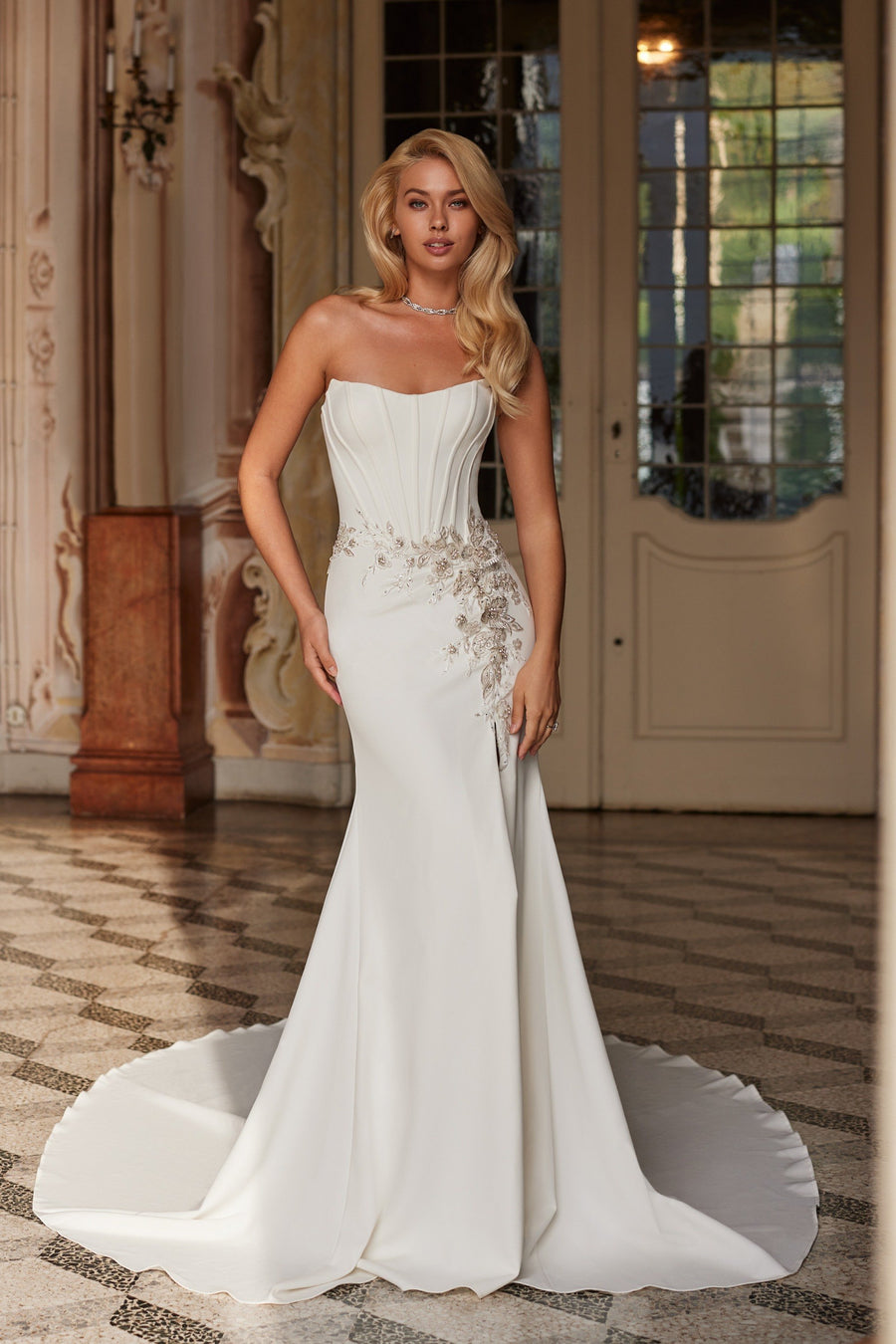 Sherri Hill style 81137 in ivory