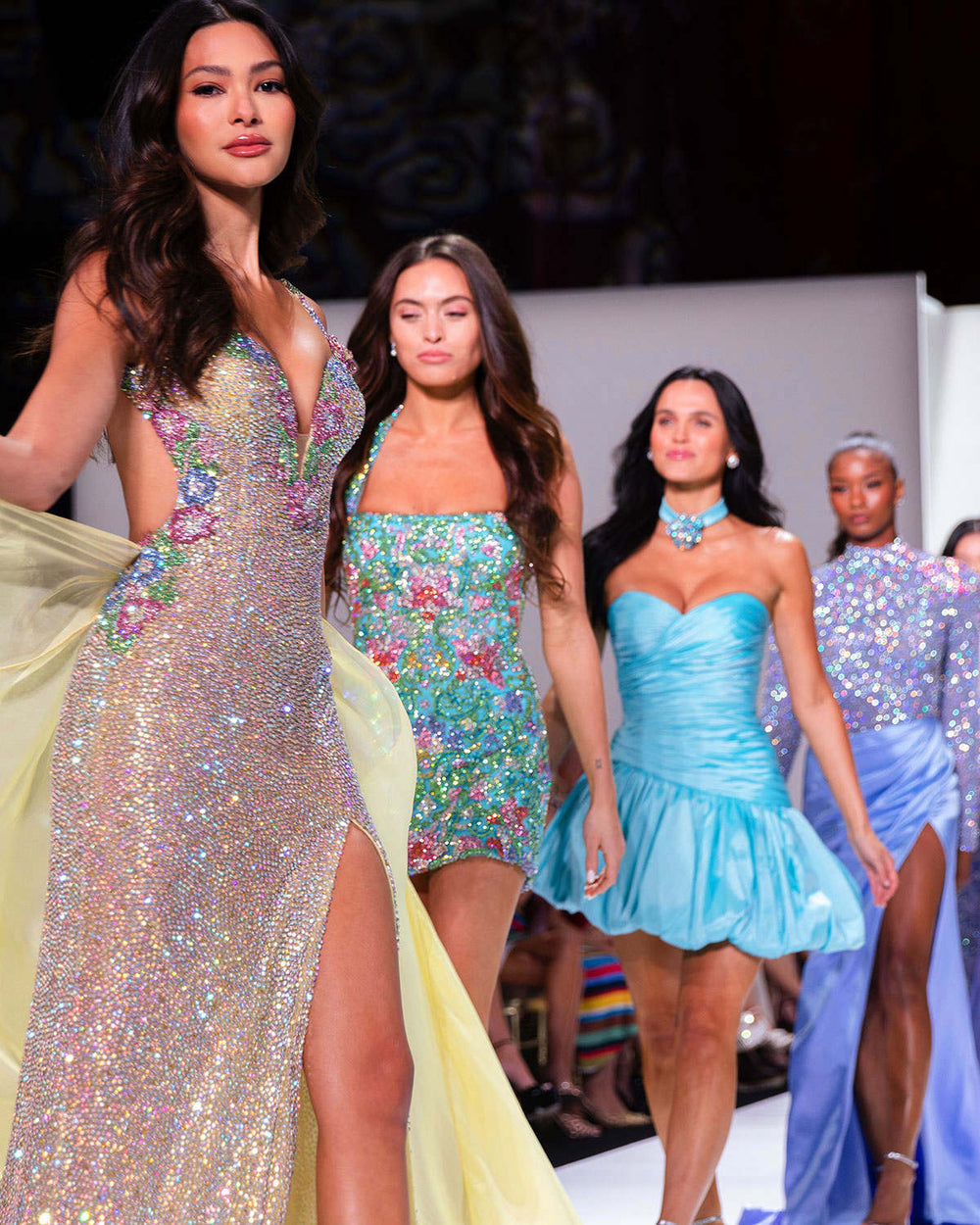 The Sherri Hill Spring 2026 runway show at New York Fashion Week