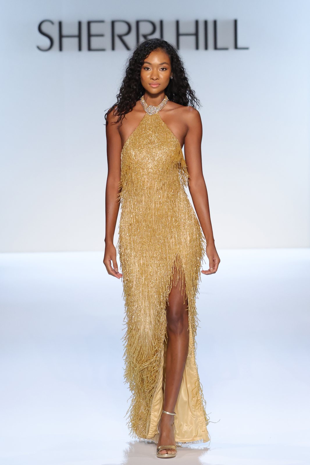 Sherri Hill style 67331 on the Spring 2027 runway at New York Fashion Week