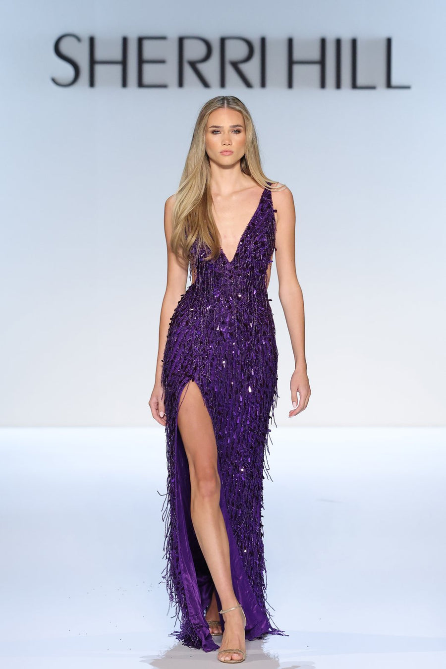 Sherri Hill style 58938 on the Spring 2027 runway