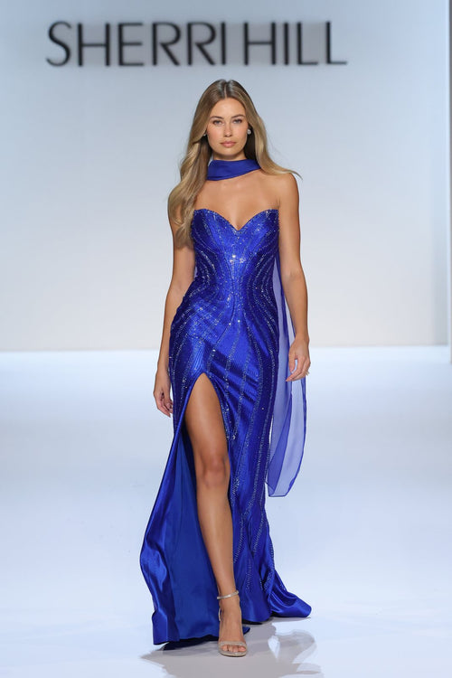 Sherri Hill style 58757 on the Spring 2027 runway