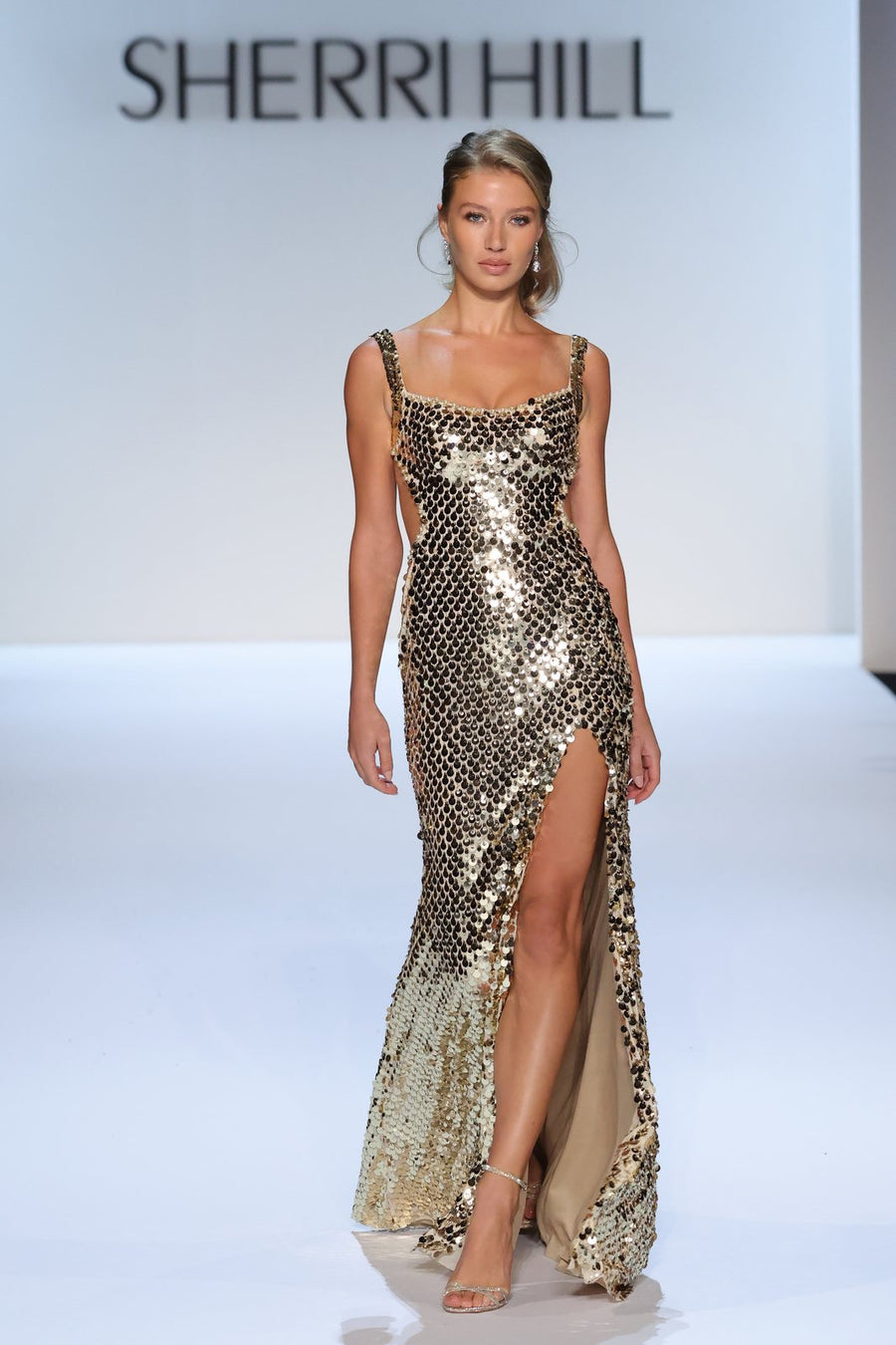 Sherri Hill style 58860 on the Spring 2027 runway