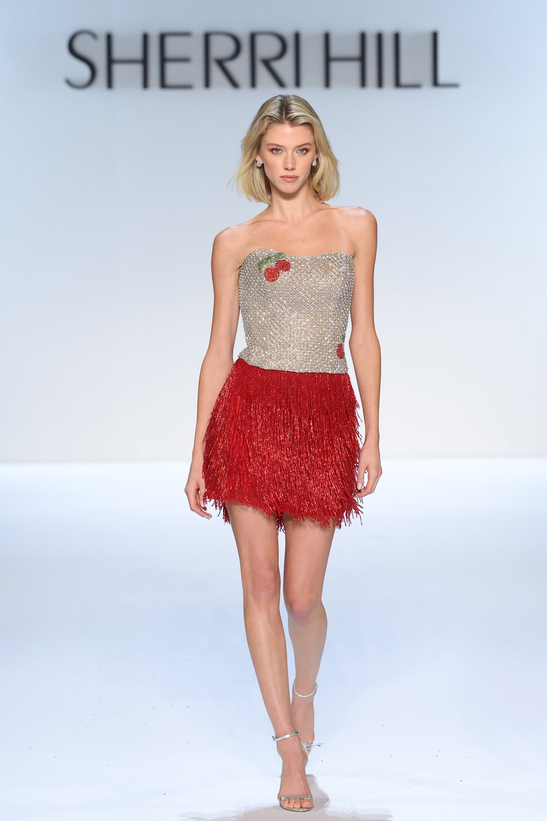 Sherri Hill style 67305 on the Spring 2027 runway at New York Fashion Week