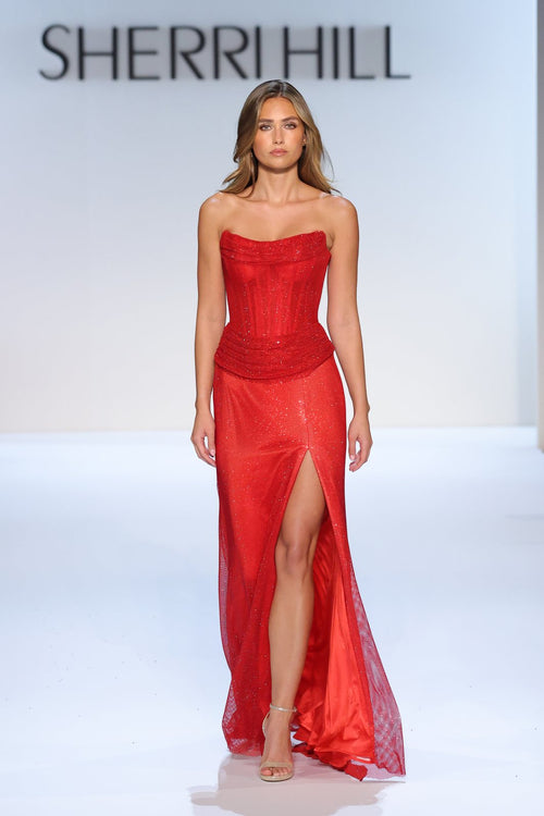 Sherri Hill style 58899 on the Spring 2027 runway