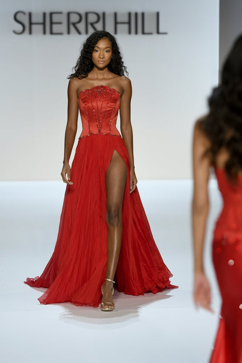 Sherri Hill style 46703 on the Spring 2027 runway